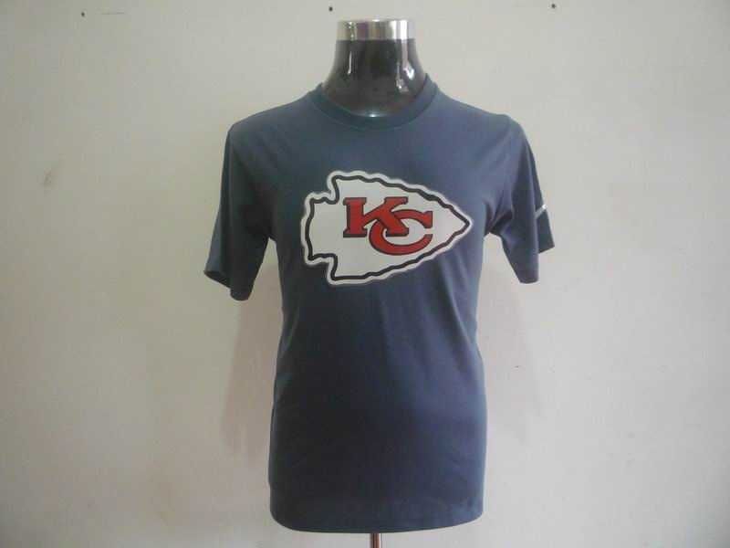 kansas city chiefs sideline legend authentic logo dri-fit t-shirt -grey
