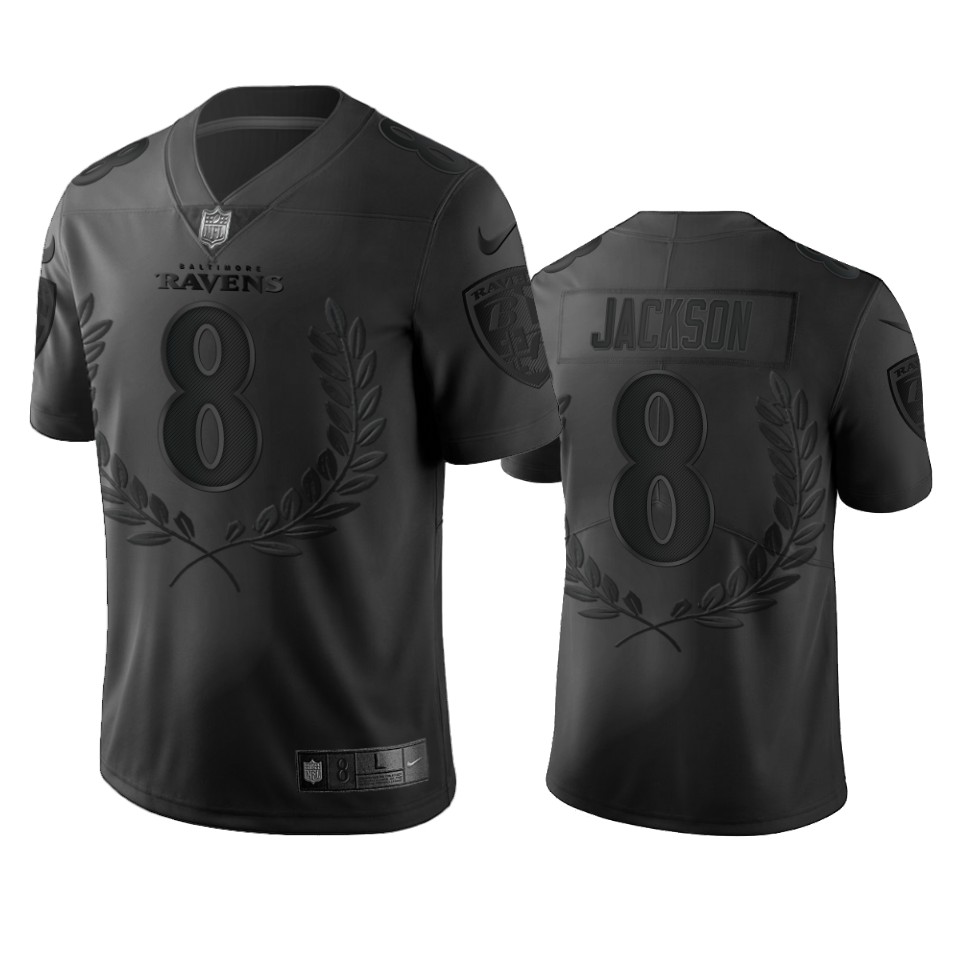 lamar jackson ravens black nfl mvp jersey 1