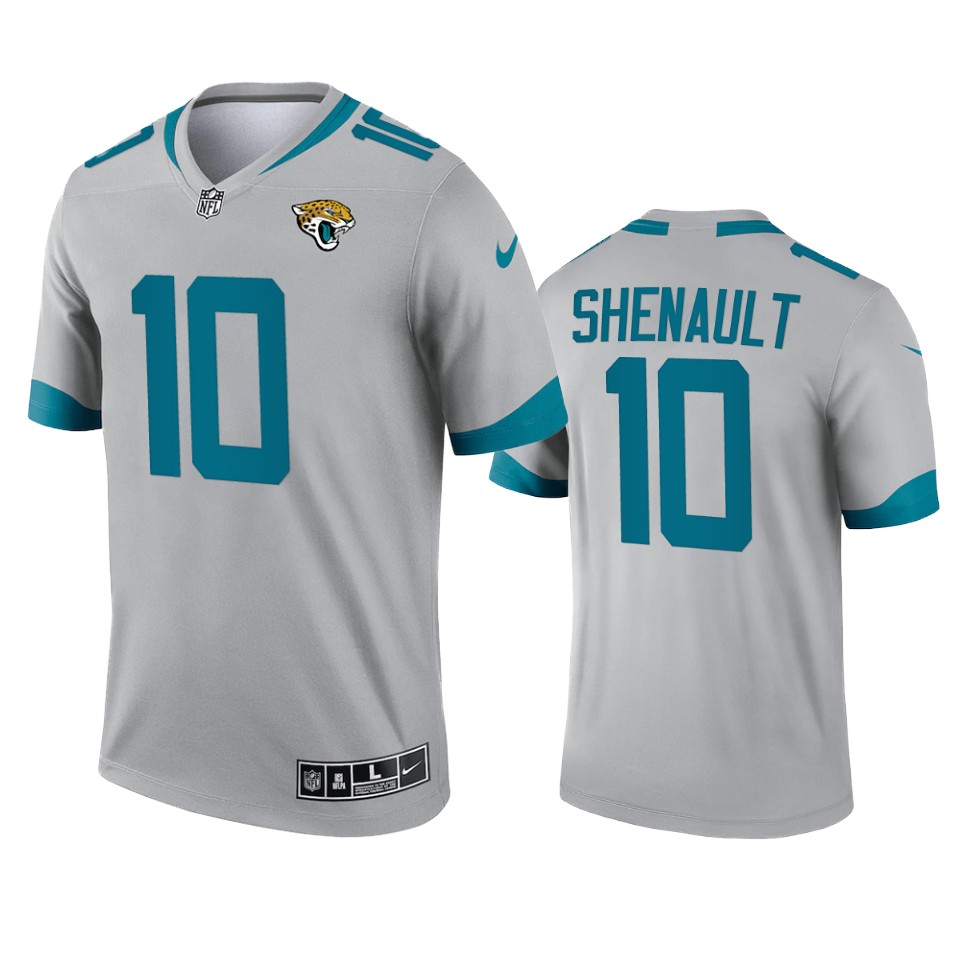laviska shenault jaguars 2021 inverted legend silver jersey
