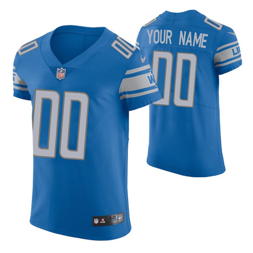 lions-blue-vapor-elite-custom-jersey