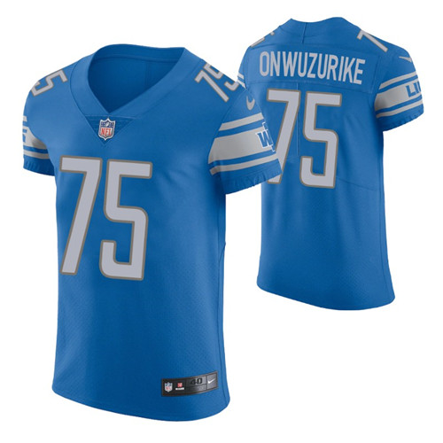 lions-blue-vapor-elite-levi-onwuzurike-jersey