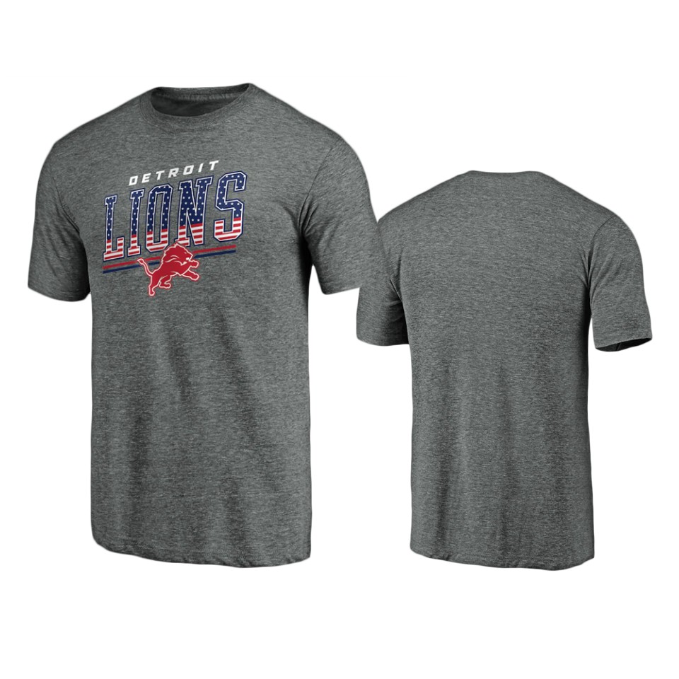 lions gray team freedom tri blend t shirt