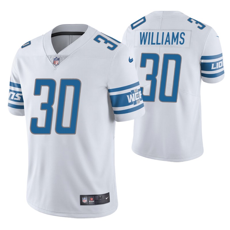 lions-jamaal-williams-white-color-rush-legend-men's-jersey