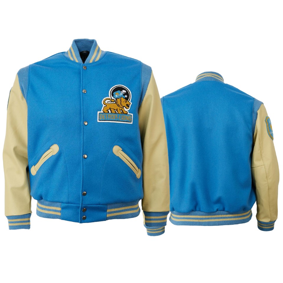 lions light blue authentic vintage jacket