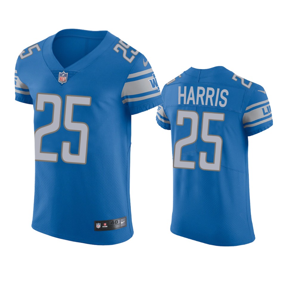 lions will harris blue vapor elite jersey