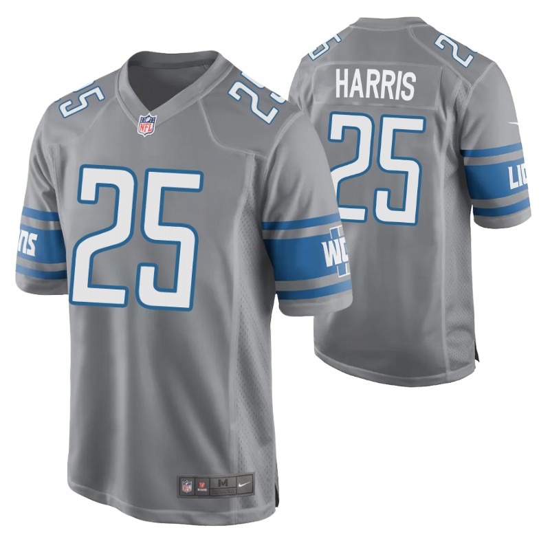 lions-will-harris-game-jersey-silver