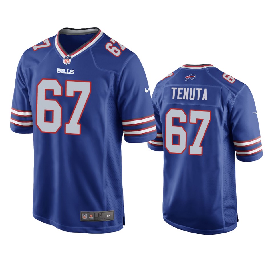 luke tenuta bills game royal jersey