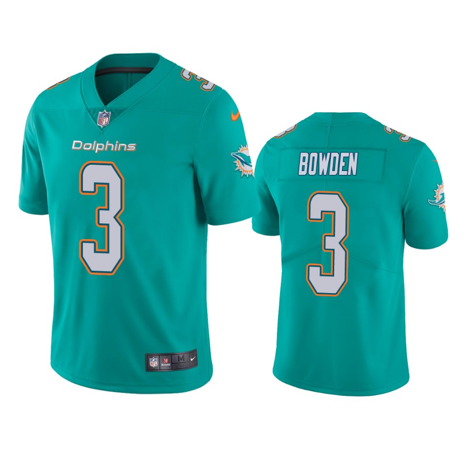 lynn bowden dolphins jersey aqua vapor limited