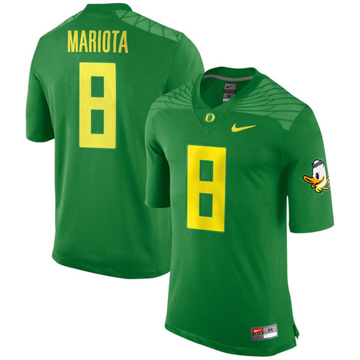 male oregon ducks apple green 8 alumni football game jersey