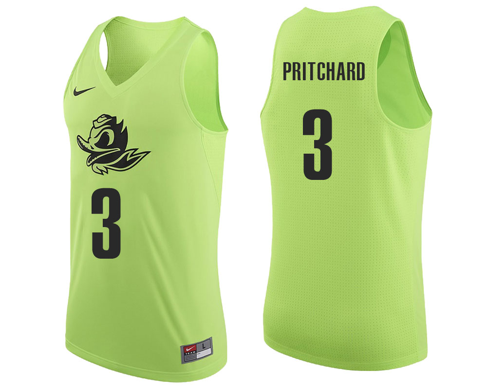 male oregon ducks apple green payton pritchard ncaa college basketball player tank top jersey