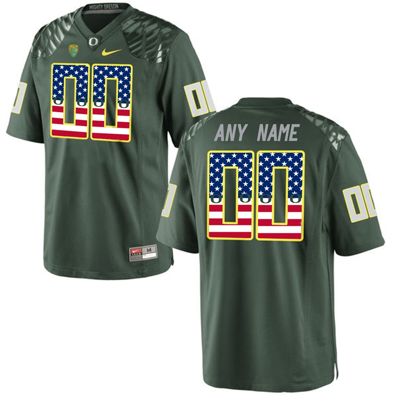 male oregon ducks green custom college football limited jersey