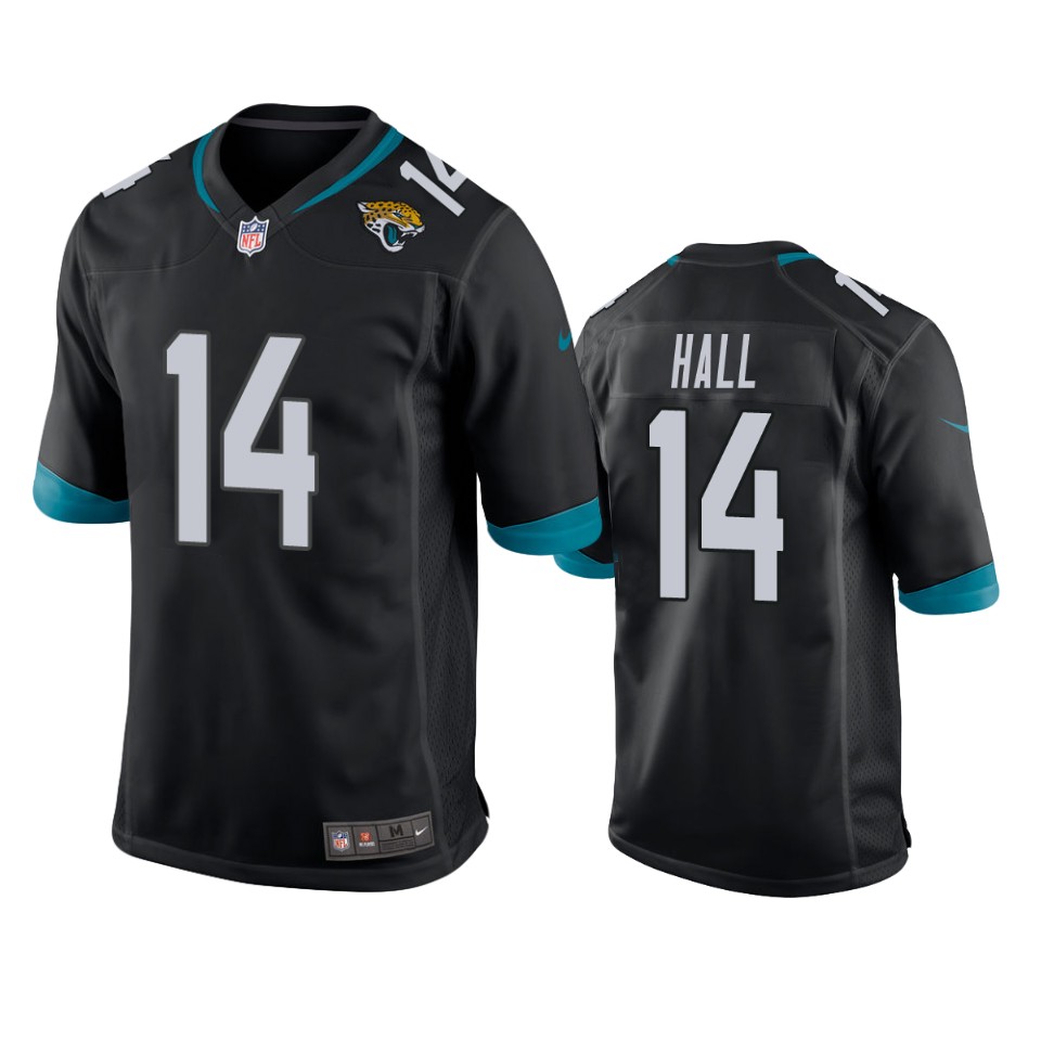 marvin hall jaguars game black jersey