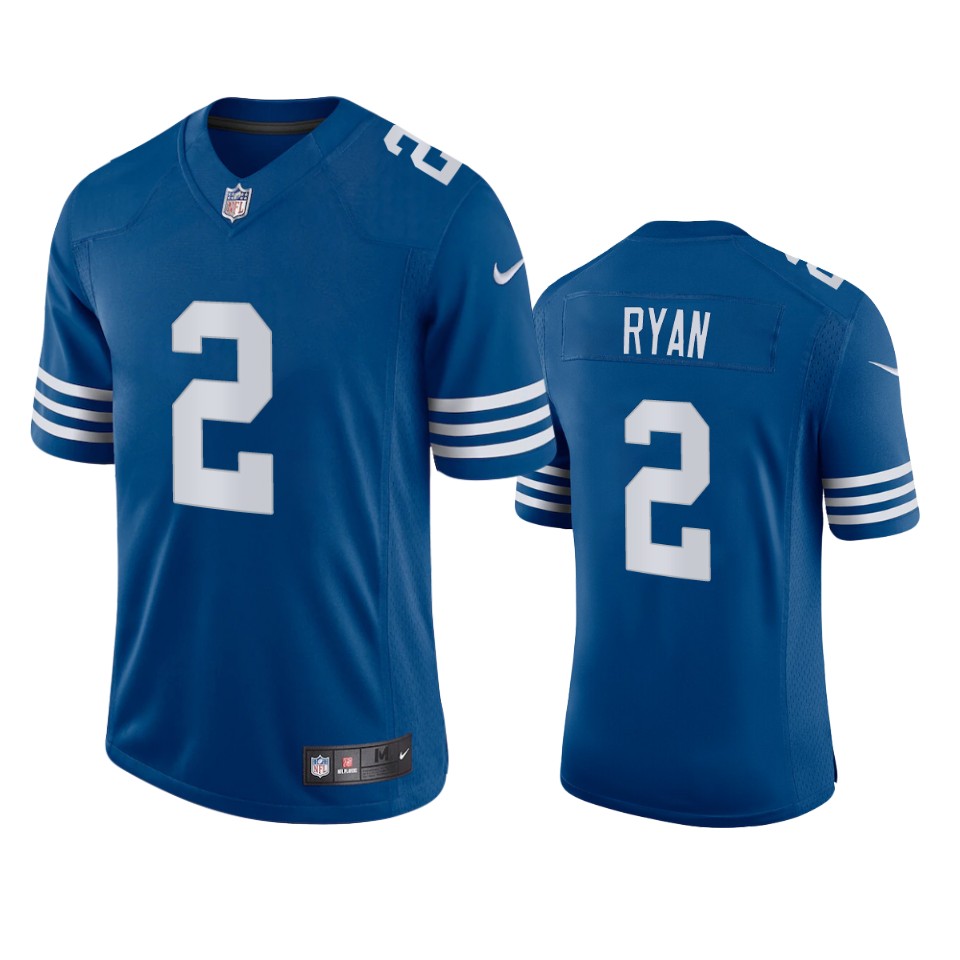 matt ryan colts royal vapor jersey