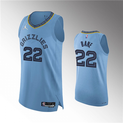 memphis grizzlies 21-22 statement edition desmond bane blue 75th anniversary authentic jersey