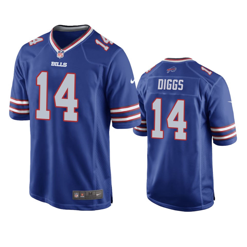 men's bills stefon diggs royal game jersey