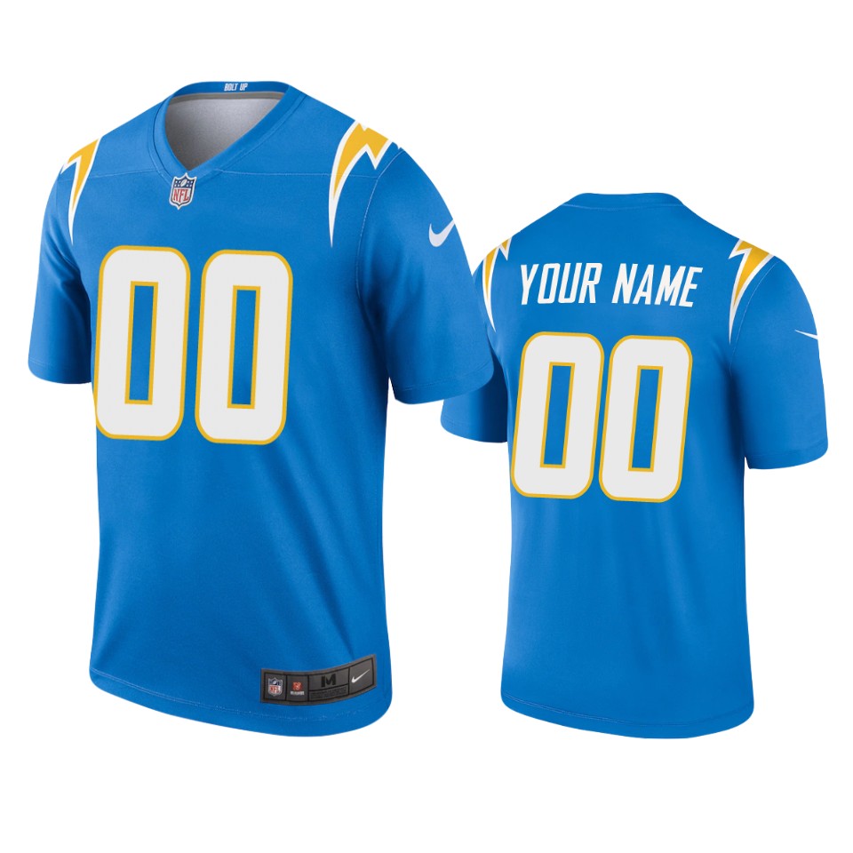 men's chargers custom powder blue 2020 legend jersey