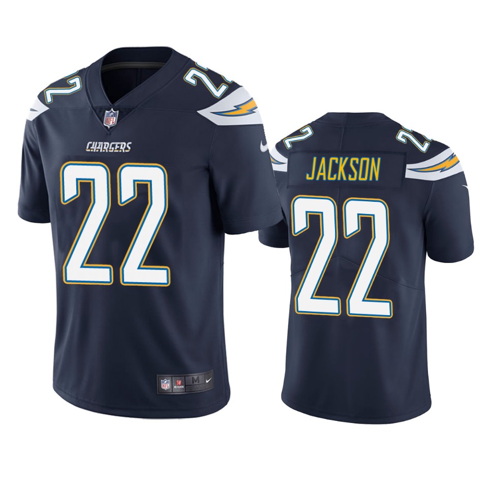 men's chargers justin jackson navy vapor jersey
