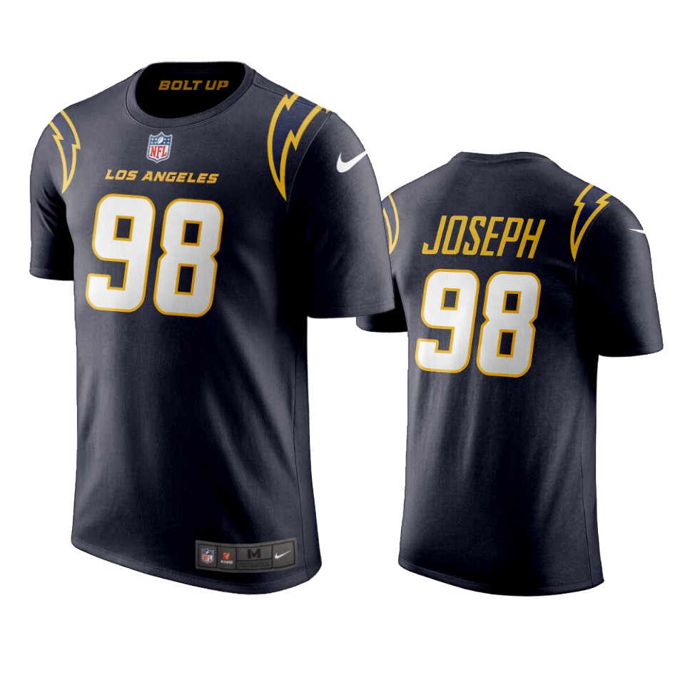 men's chargers linval joseph nikenavy t shirt