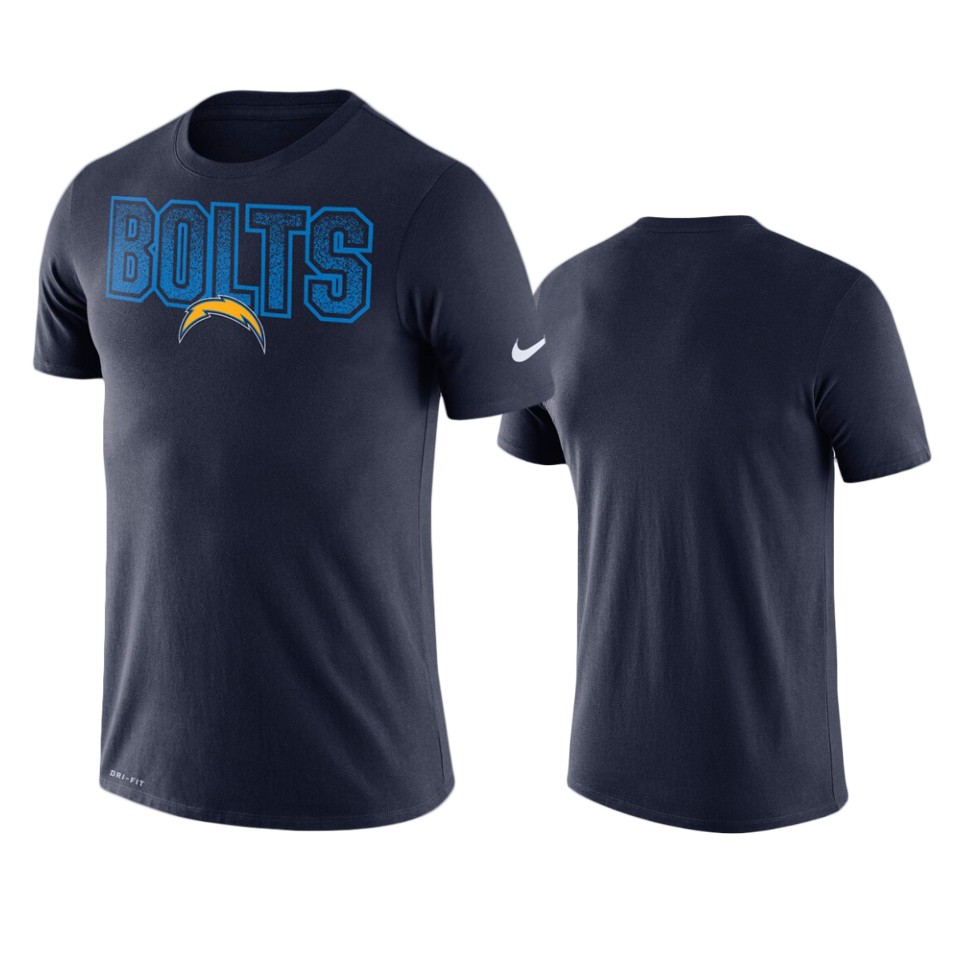 men's chargers navy local verbiage performance t shirt
