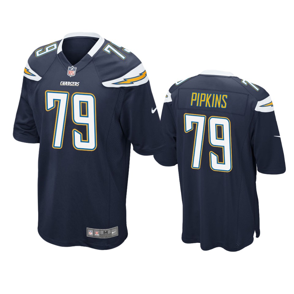 men's chargers trey pipkins navy game jersey