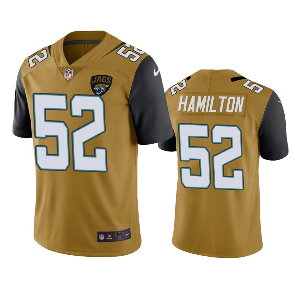 men's color rush limited davon hamilton jaguars gold jersey