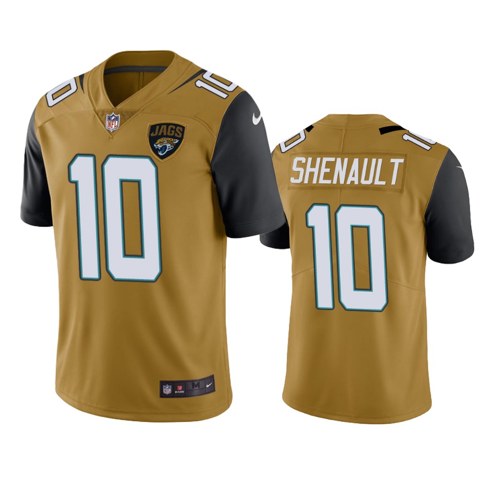 men's color rush limited laviska shenault jaguars gold jersey