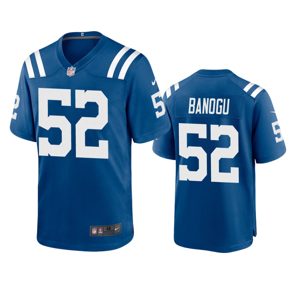 men's colts ben banogu royal 2020 game jersey
