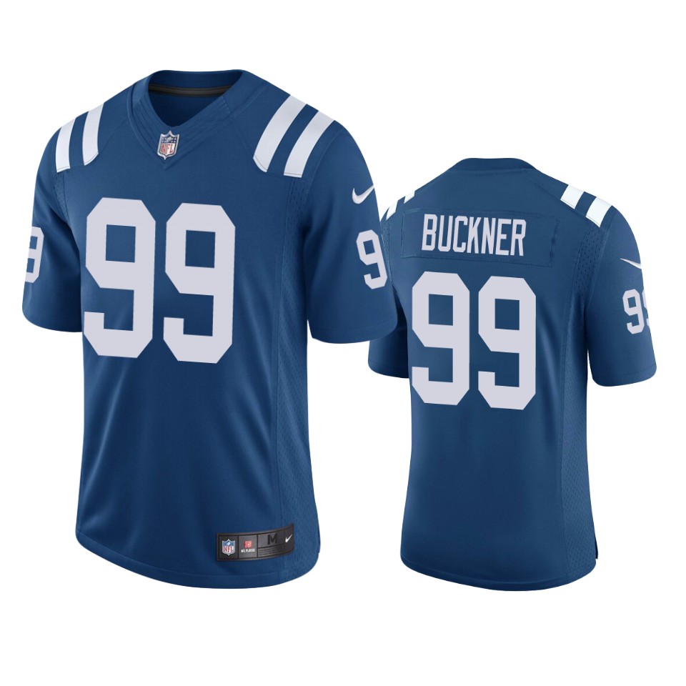 men's colts deforest buckner royal vapor jersey