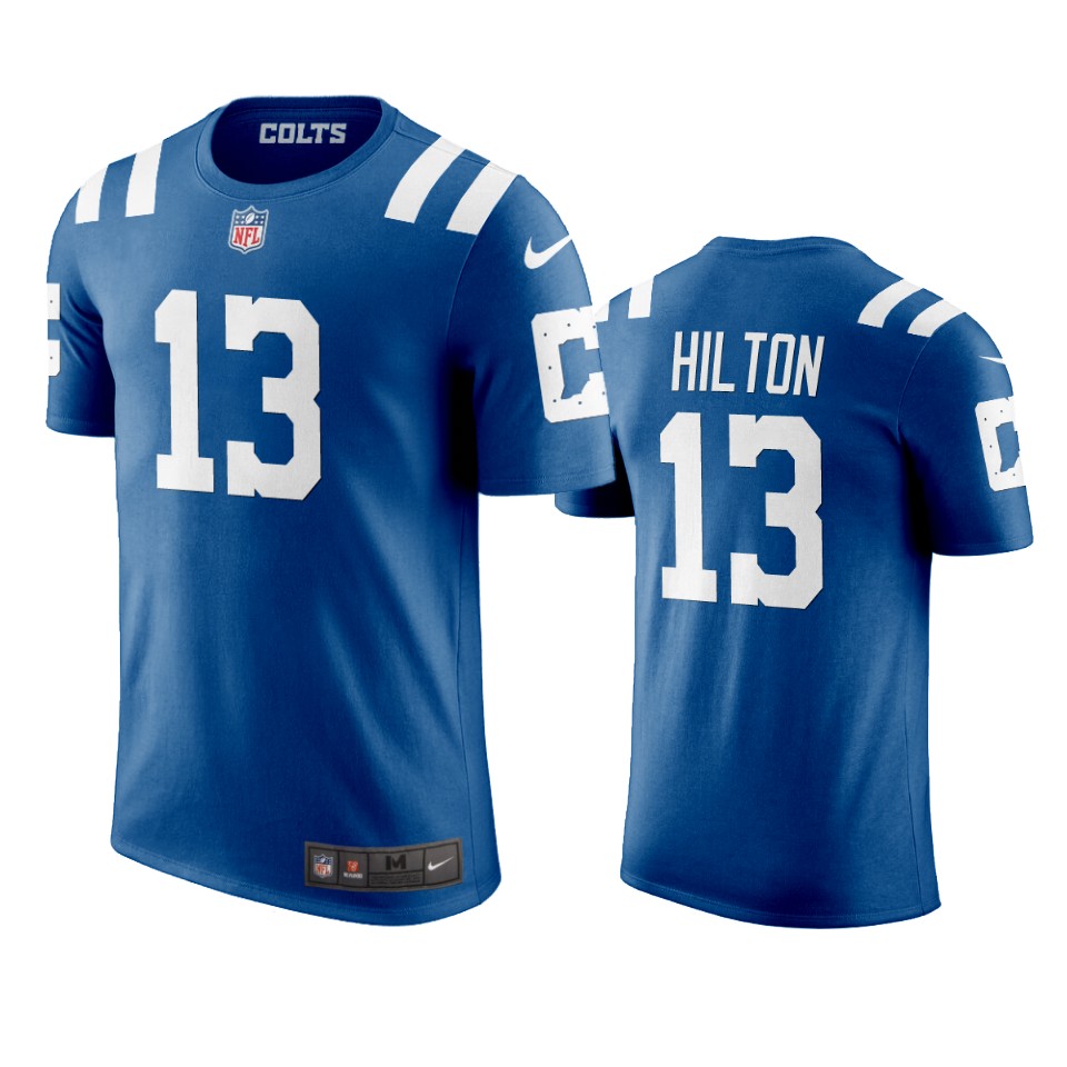 men's colts t.y. hilton nikeroyal t shirt