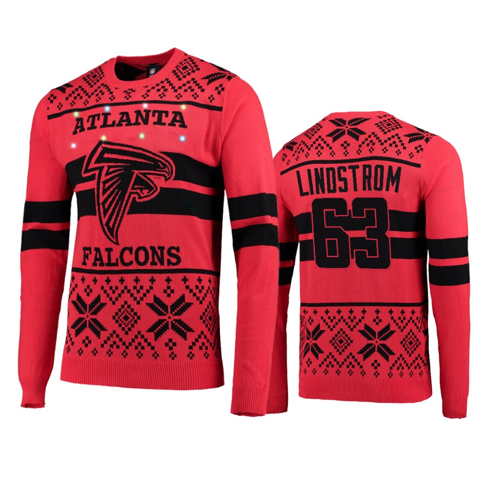 men's-falcons-chris-lindstrom-red-2019-ugly-christmas-light-up-sweater