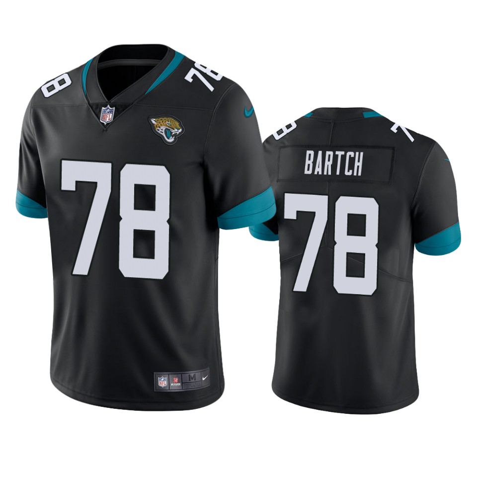 men's jaguars ben bartch black vapor untouchable limited jersey