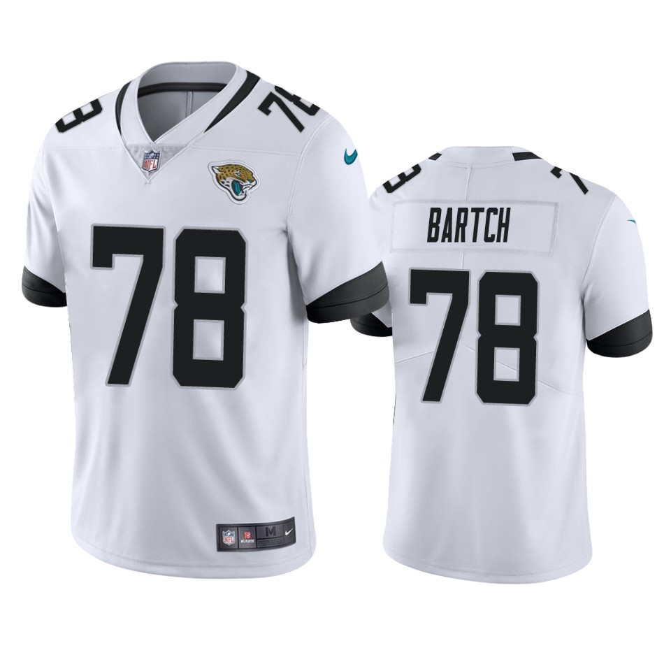 men's jaguars ben bartch white vapor untouchable limited jersey