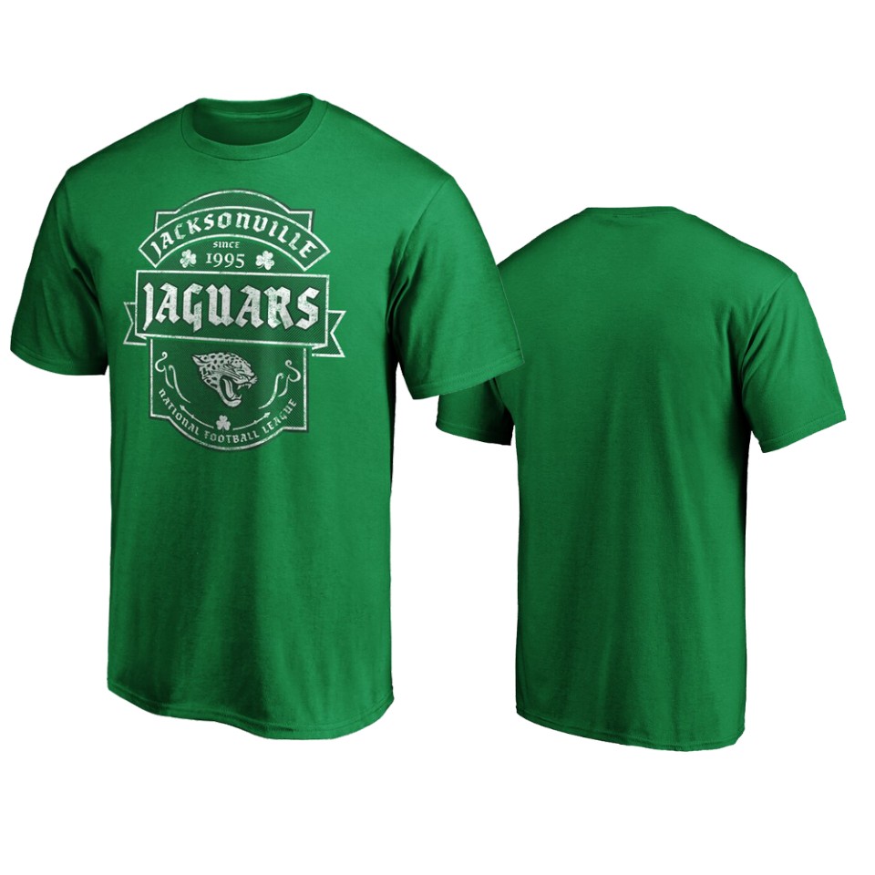 men's jaguars green st. patrick's day celtic t shirt