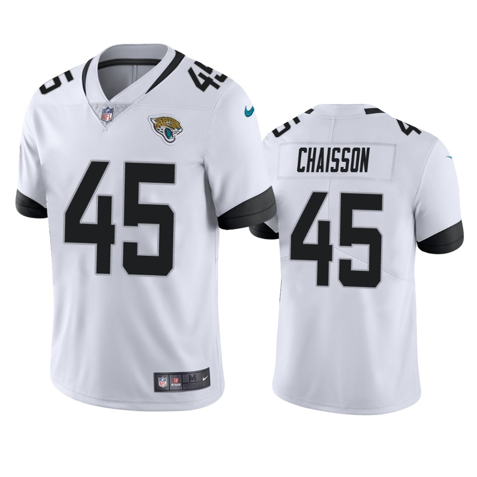 men's jaguars k'lavon chaisson white vapor limited jersey