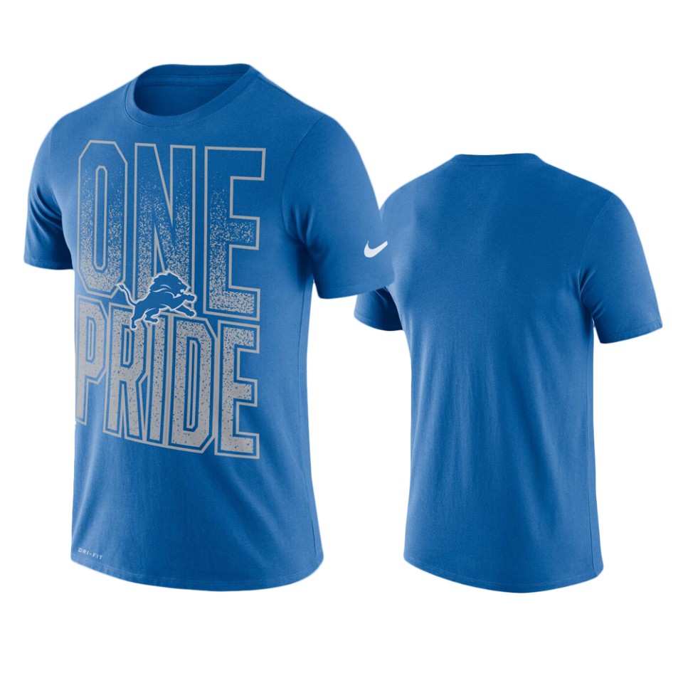 men's lions blue local verbiage performance t shirt