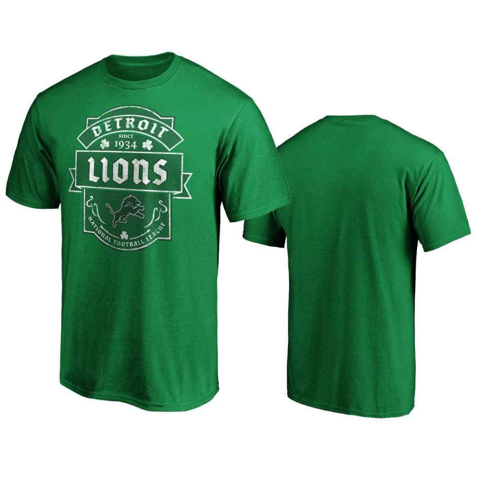 men's lions green st. patrick's day celtic t shirt