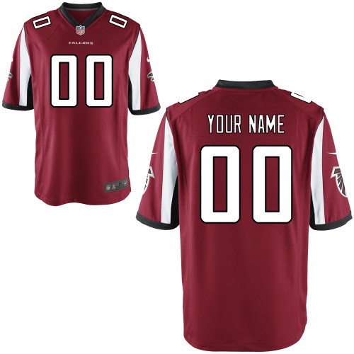 Men's Atlanta Falcons Customized Game Team Color Jersey 