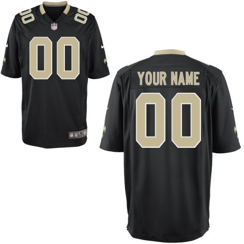 men's new orleans saints customized game team color jerseys