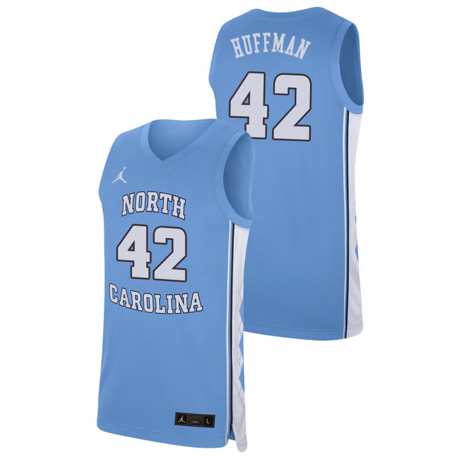 men's north carolina tar heels brandon huffman replica college basketball carolina blue jersey