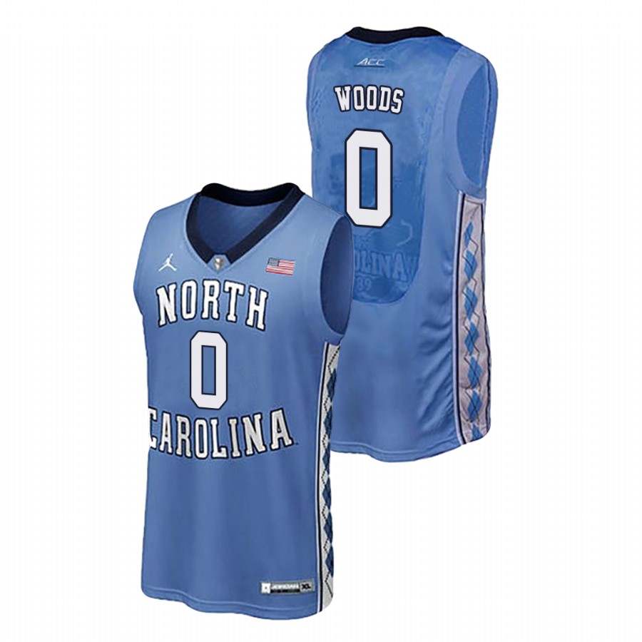 men's north carolina tar heels seventh woods royal authentic performace college basketball jersey