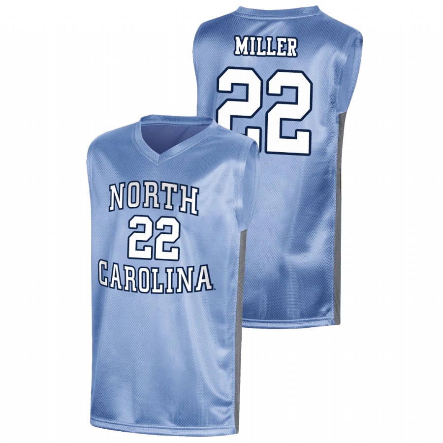 men's north carolina tar heels walker miller royal march madness college basketball jersey