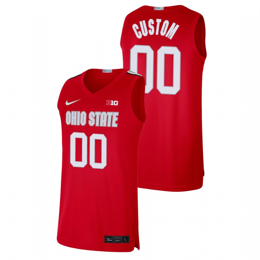 men's ohio state buckeyes custom basketball alumni limited scarlet jersey