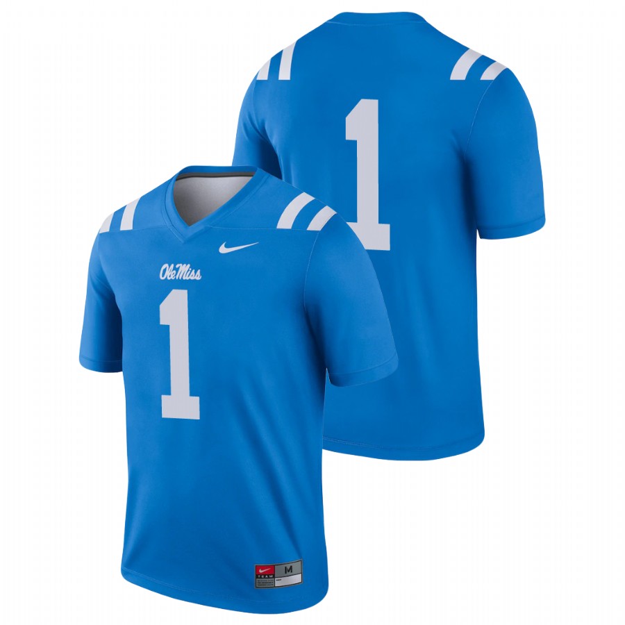 men's ole miss rebels blue college football alternate legend jersey