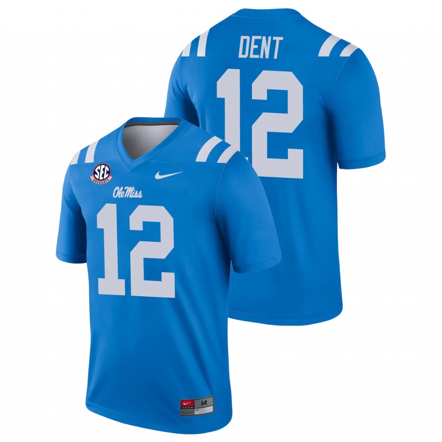 men's ole miss rebels kinkead dent alternate legend college football blue jersey