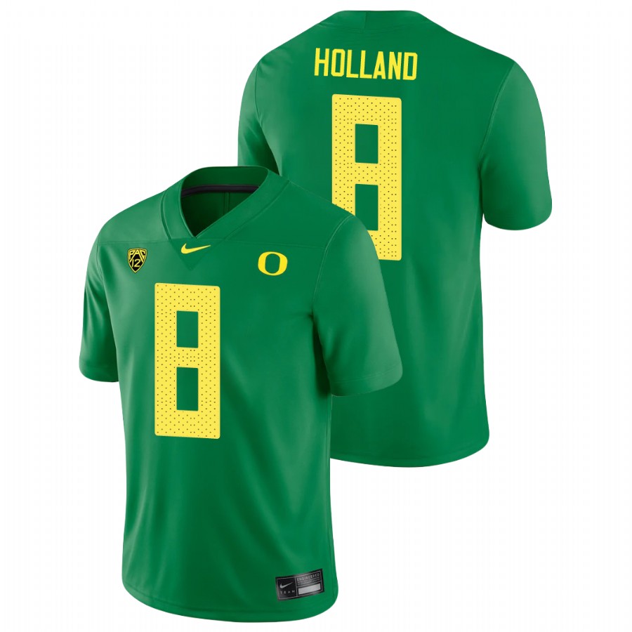 men's oregon ducks jevon holland green college football game jersey