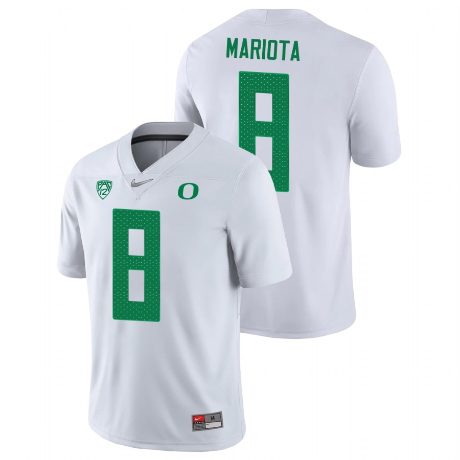 men's oregon ducks marcus mariota white game college football jersey 0a