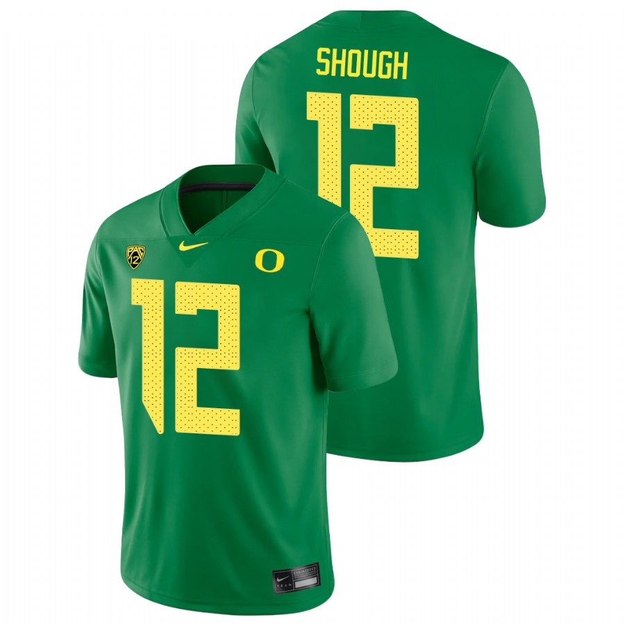 men's oregon ducks tyler shough green college football game jersey