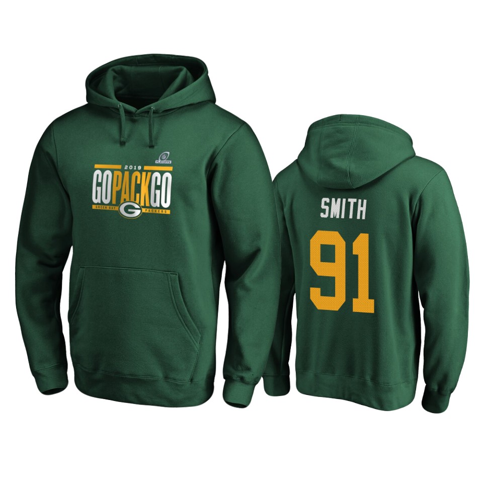 men's packers preston smith green 2019 nfl playoffs hometown checkdown pullover hoodie