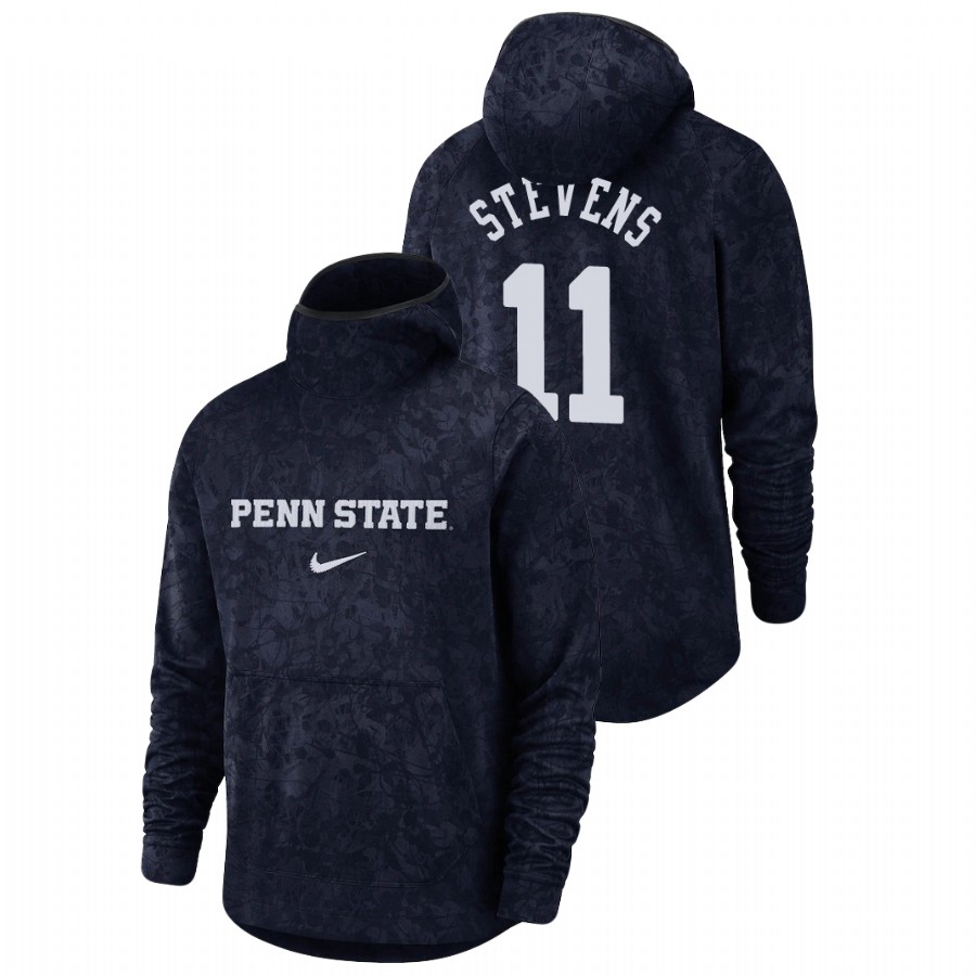 men's penn state nittany lions lamar stevens team logo pullover navy basketball spotlight hoodie