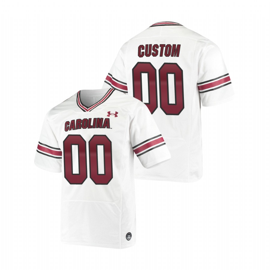 men's-south-carolina-gamecocks-custom-white-replica-premiere-football-jersey